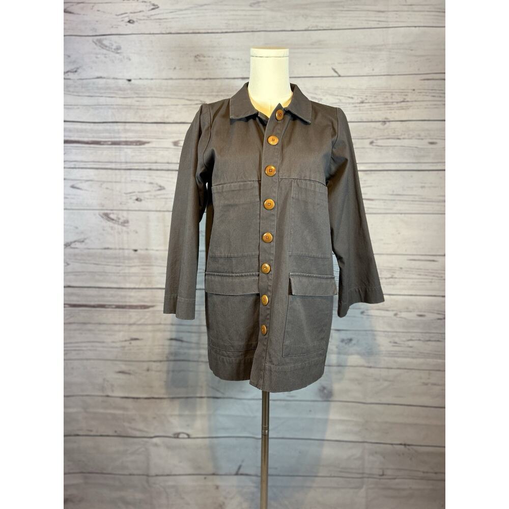 Liana Kohn Mabel Jacket | Size Small | Taupe Gray-Brown
